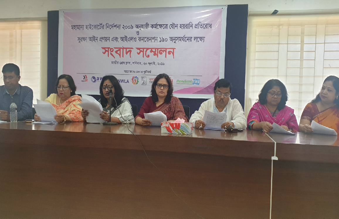 Read more about the article Enactment of Sexual Harassment Prevention and Protection Laws in the Workplace and Educational Institutions; Implementation of High Court Directions and Ratification of ILO Convention 190